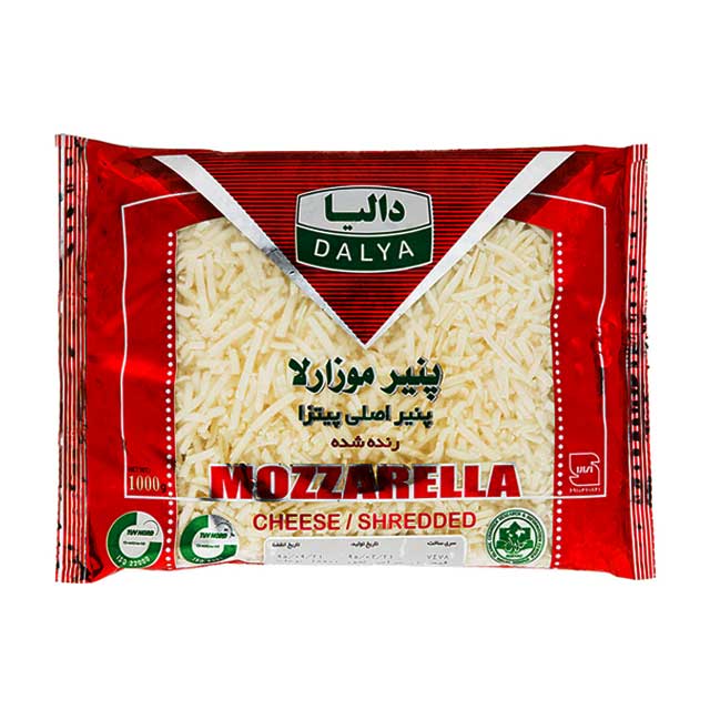 پنیر موزارلا رنده شده دالیا 1000 گرمی
