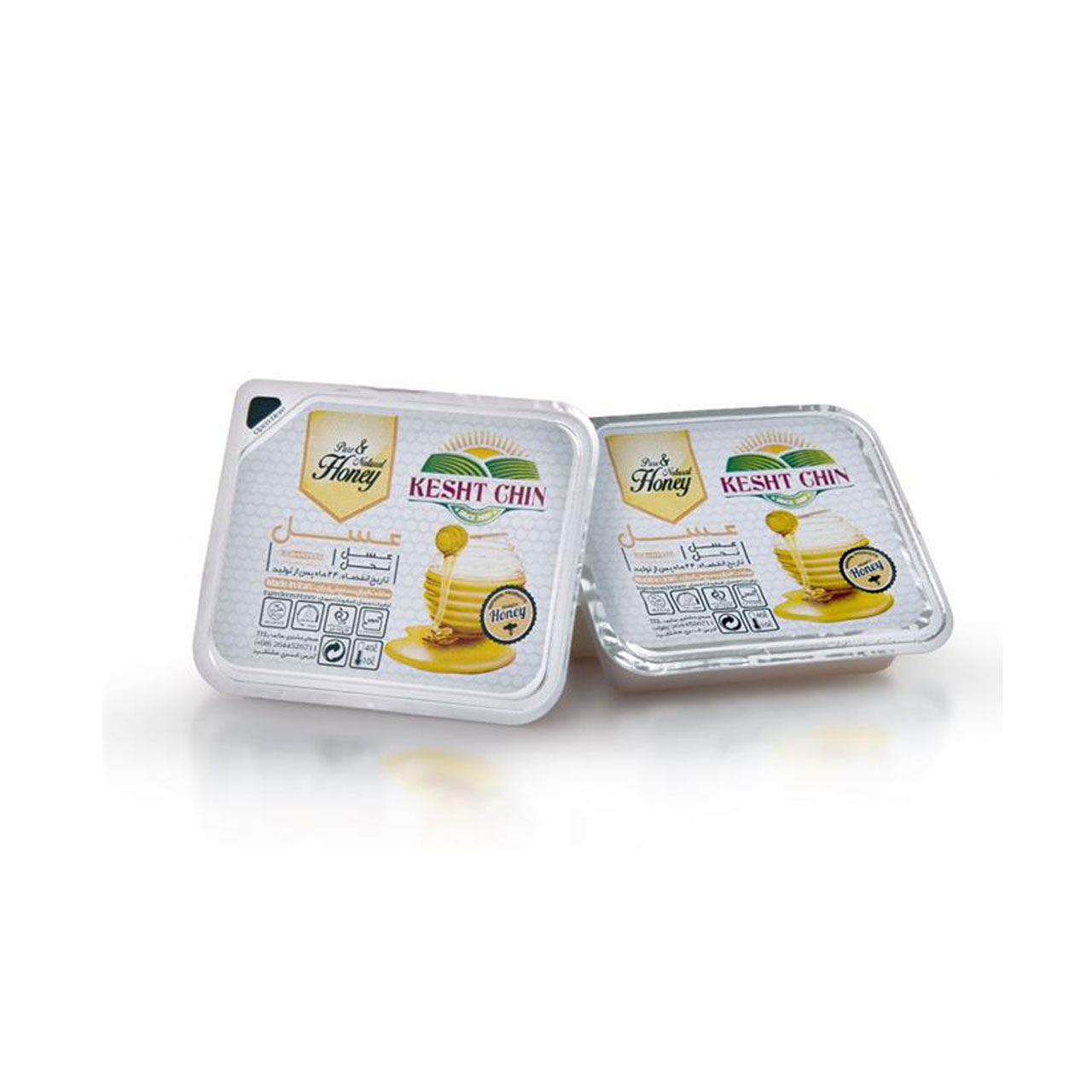 عسل  تک نفره  کشت چین 25 گرمی بسته 75 عددی