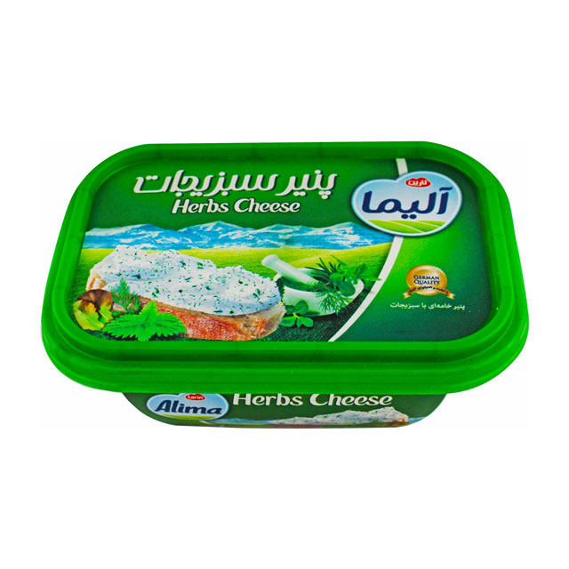 پنیر خامه ای سبزیجات آلیما 250 گرمی