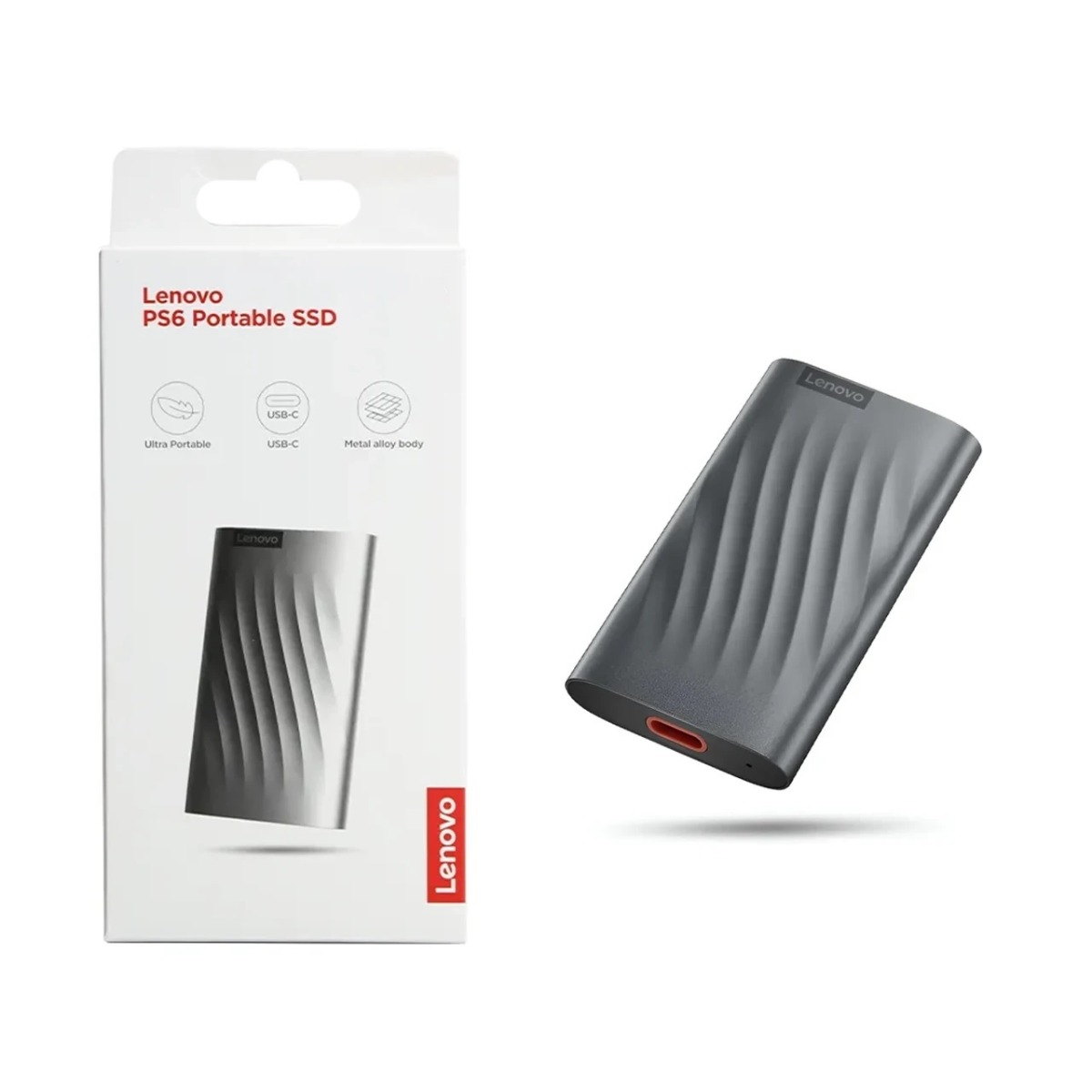 هارد Lenovo SSD مدل PS6 ظرفیت 512GB - خاکستری (گارانتی متین)