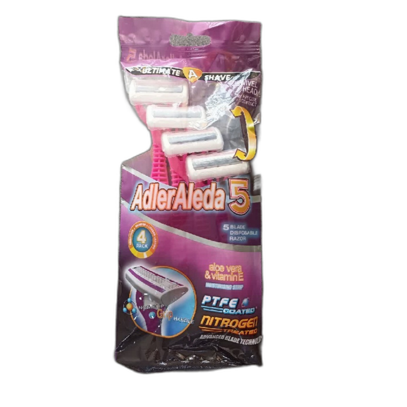 ژیلت ۵ لبه آلدا بسته ۴ عددی