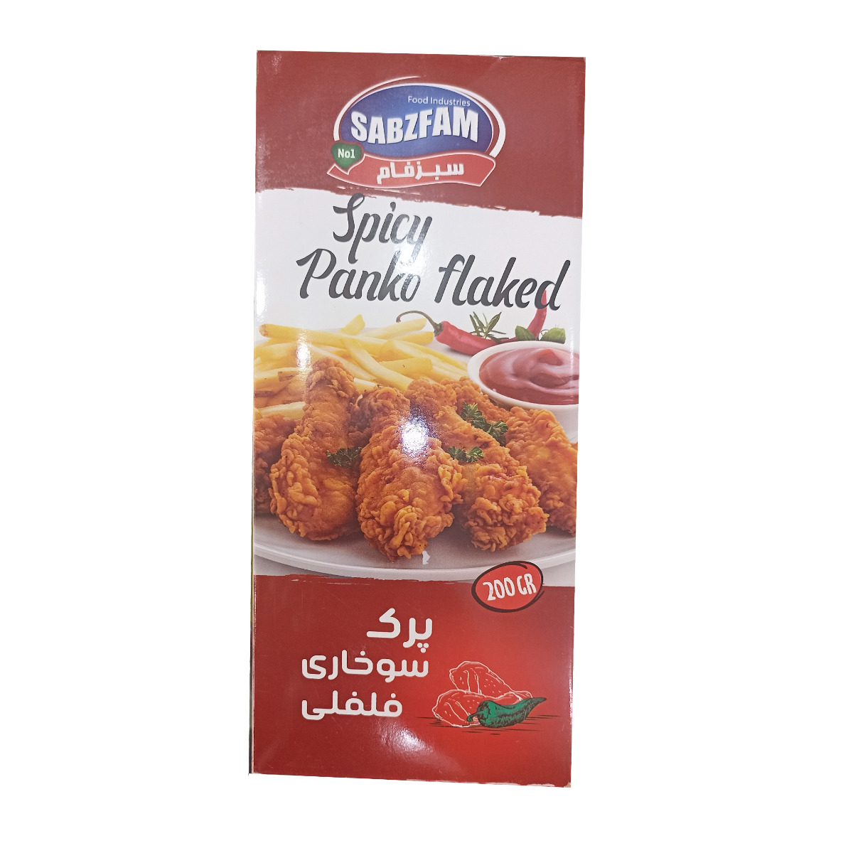 پرک سوخاری اسپایسی سبزفام 200 گرمی