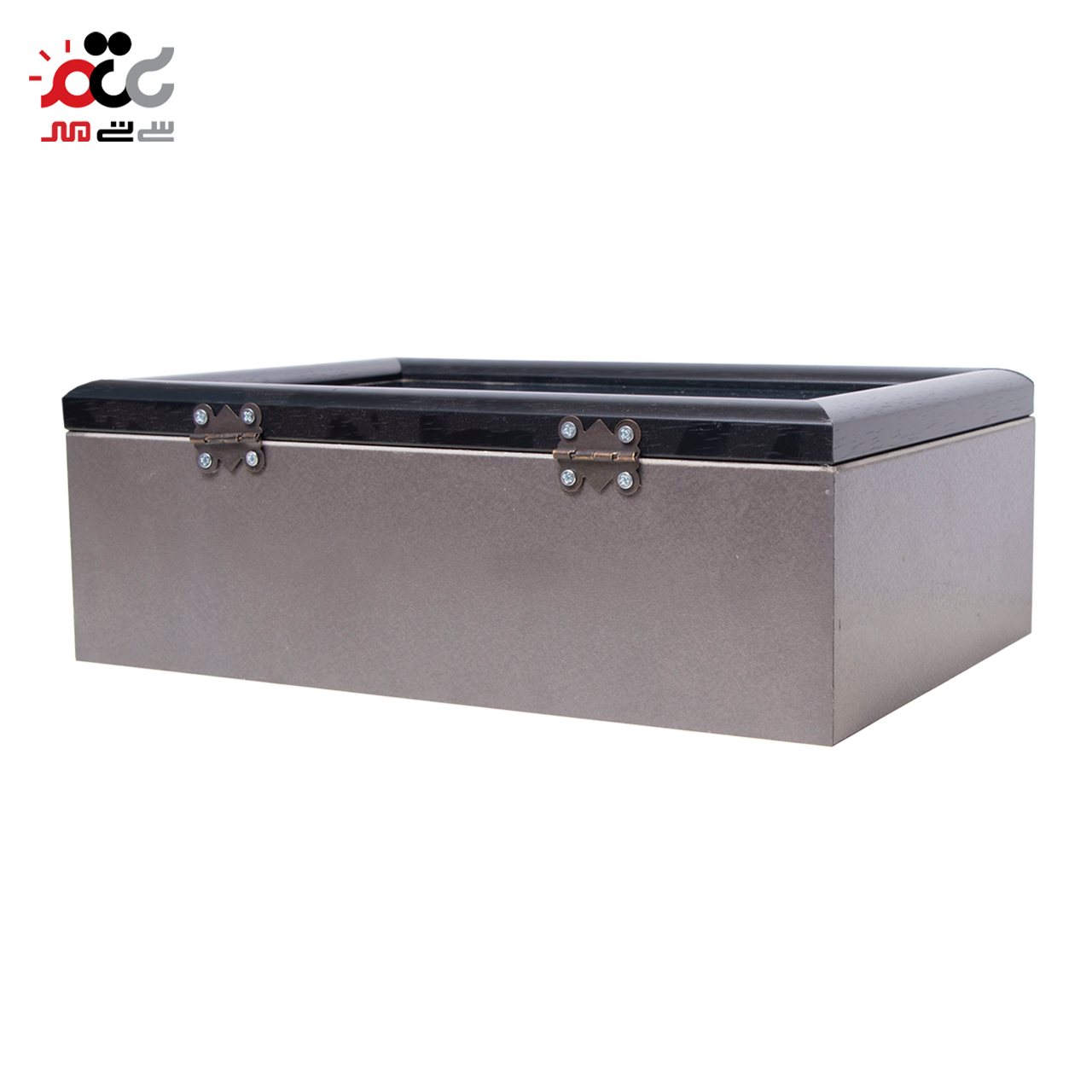 باکس چای چوبی رایکا مدل مستطیل 4 خانه