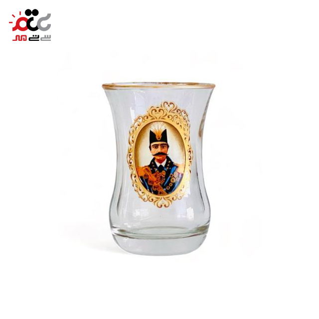 استکان بلور کمر باریک شاه عباسی کاوه
