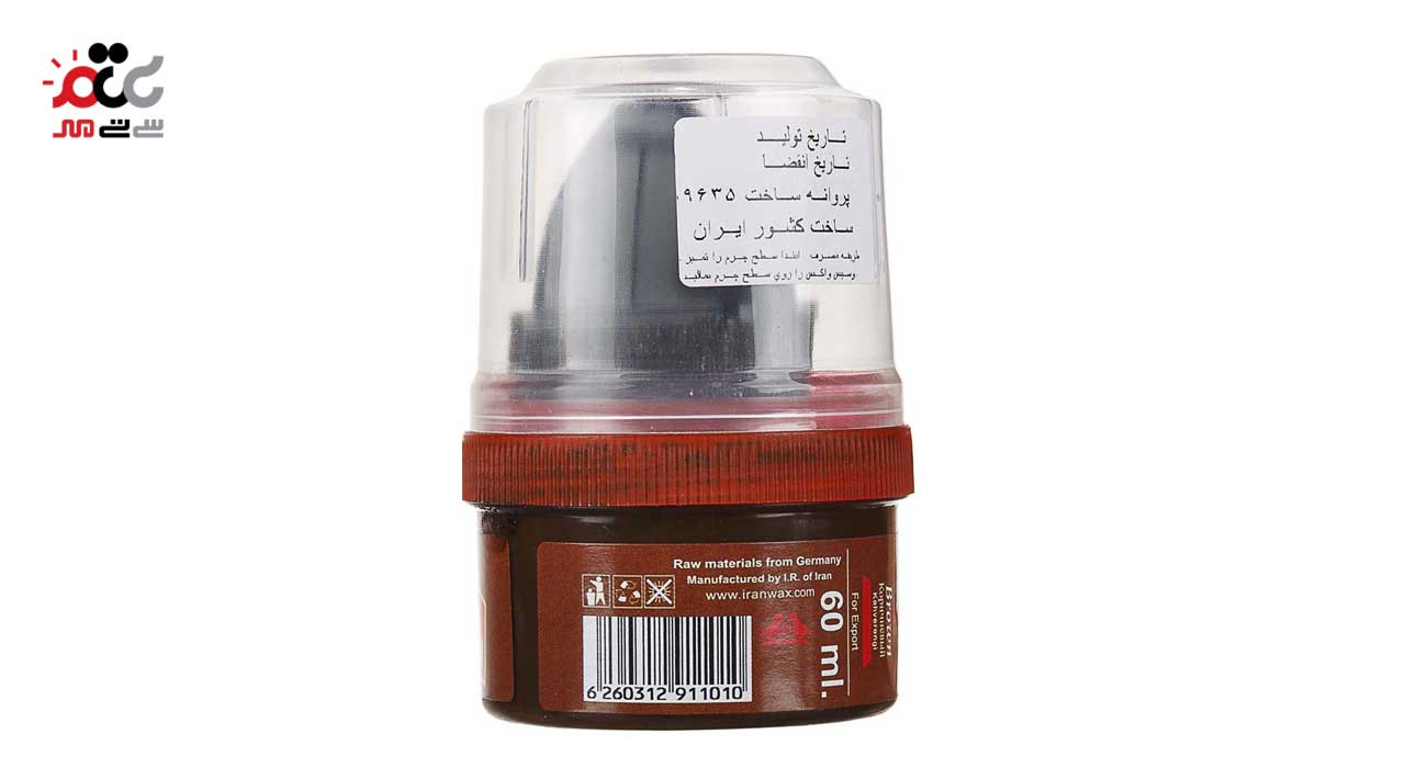 واکس کفش خمیری قهوه ای بلدرچین 60 گرمی