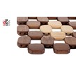 زیر قابلمه چوبی طرح مربع
