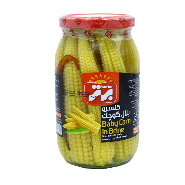 خرید کنسرو بلال کوچک قطعه شده برتر 450 گرمی