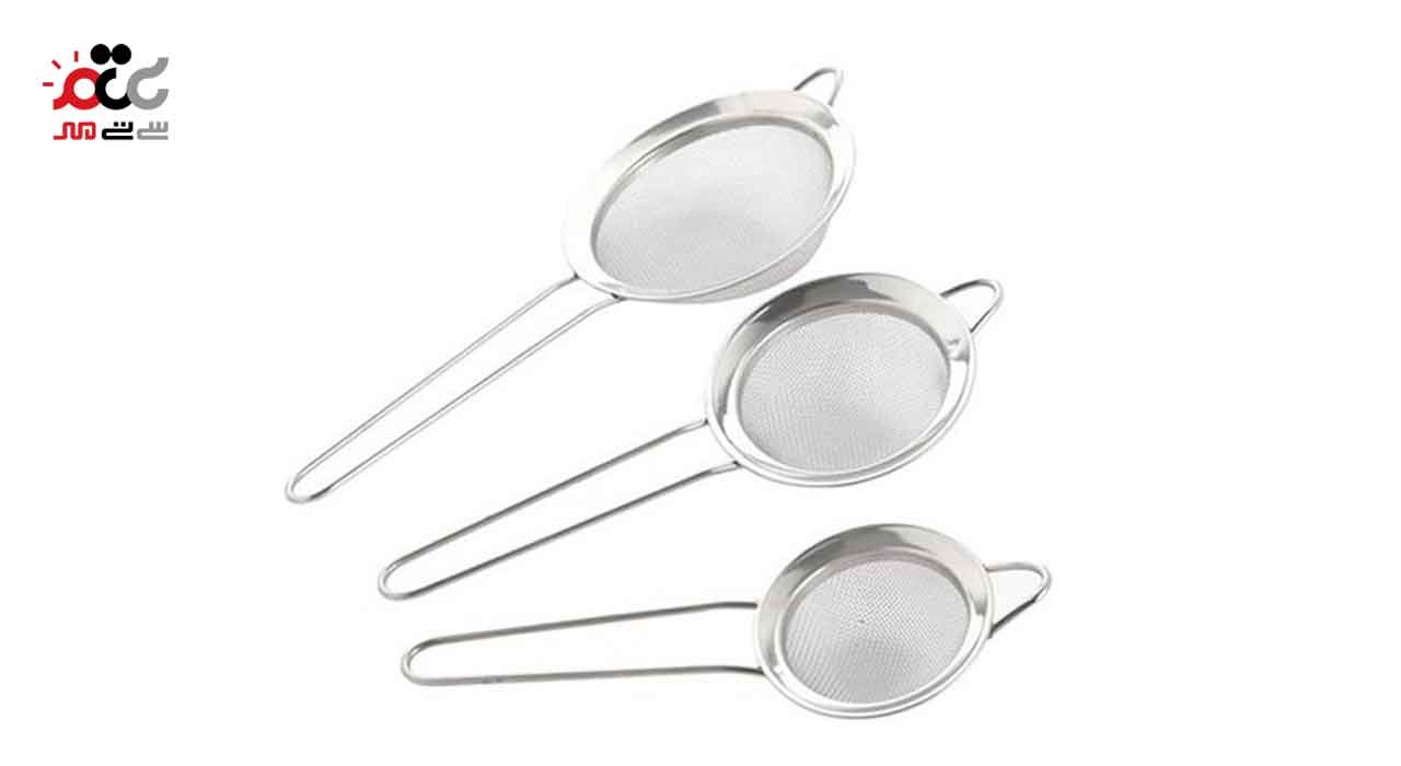 صافی استیل مدل STRAINER SET مجموعه 3 عددی