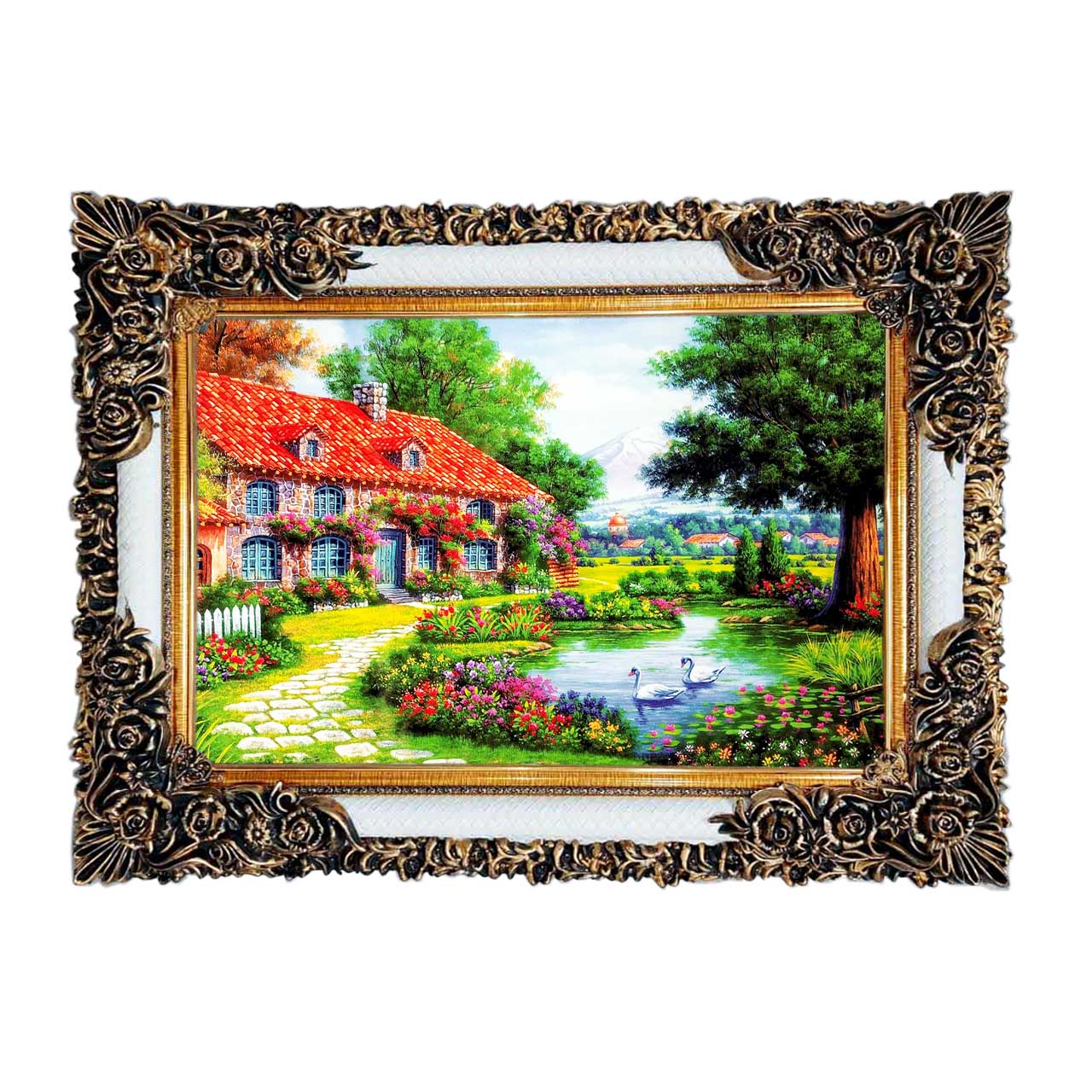 تابلو فرش با زیبا ترین قاب