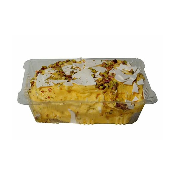 بستنی سنتی زعفرانی شکرریز 500 گرمی