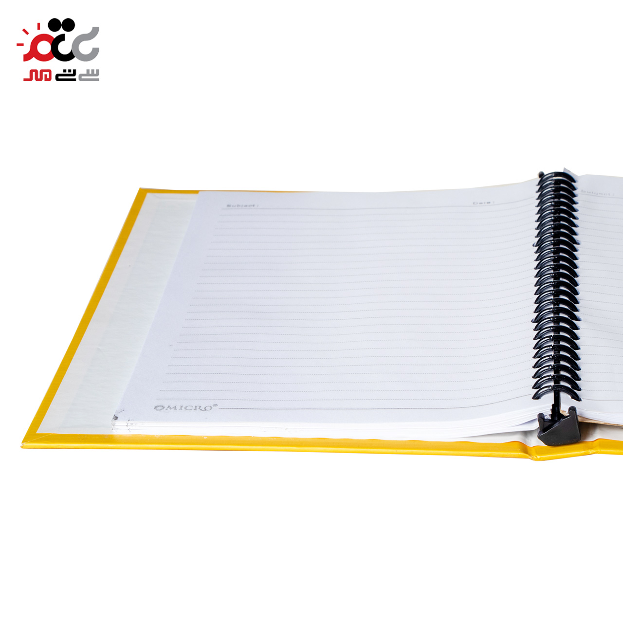 دفتر کلاسوری میکرو مدل قفل پلاستیکی 100 برگ