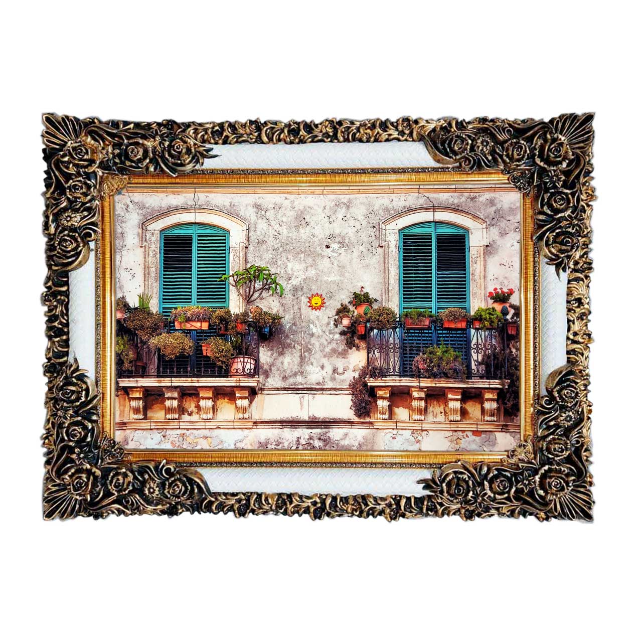 تابلو فرش با زیبا ترین قاب