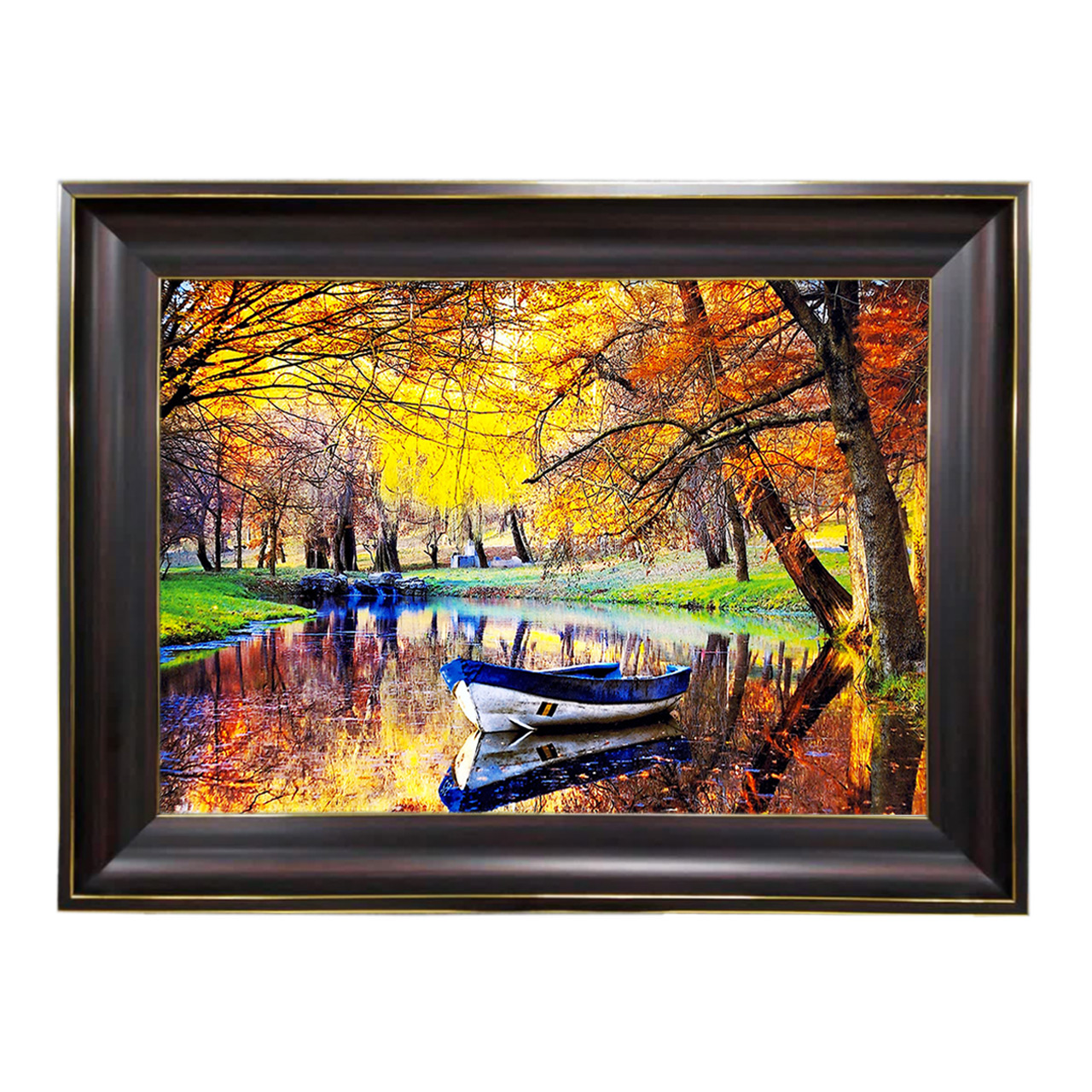 تابلو فرش چاپی طرح منظره کد 10016 سایز 60×40 سانتی متری