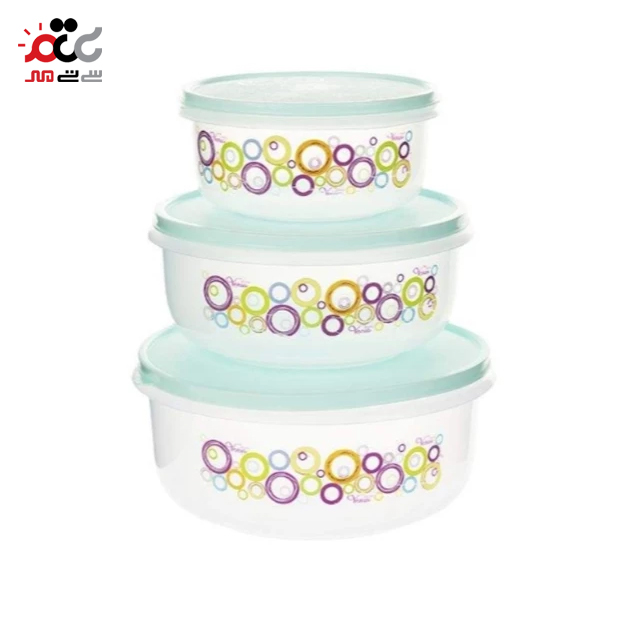 ست ظرف نگهدارنده ونوس مدل پردیس 3 عددی