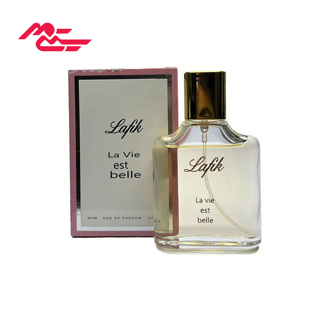 ادکلن زنانه لافیک مدل لاویه است بل حجم  50 میلی لیتری