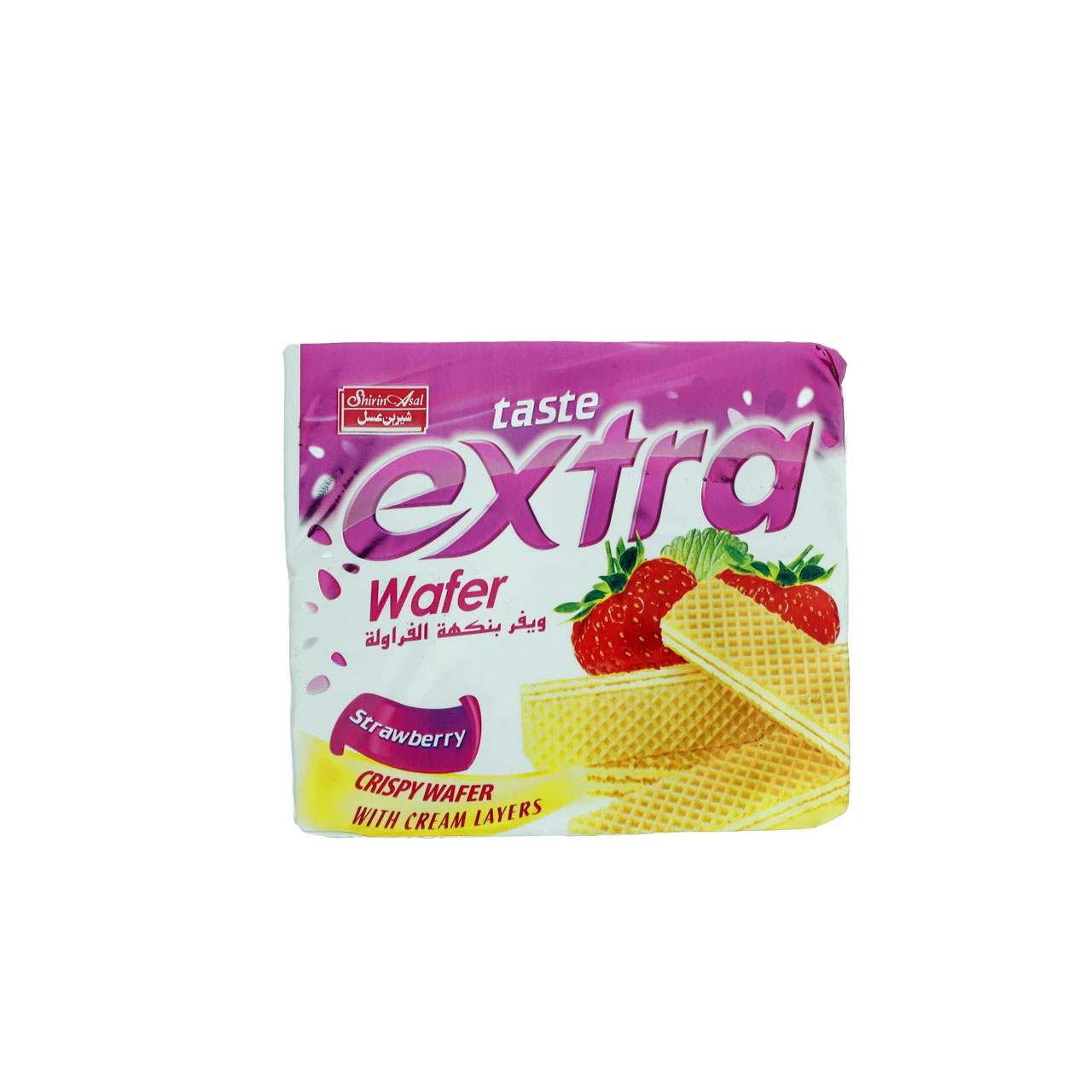 ویفر اکسترا شیرین عسل با طعم توت فرنگی 38 گرمی