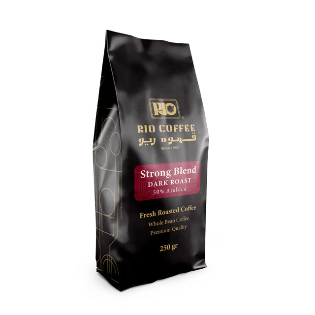 دانه قهوه استرانگ بلند ریو 250 گرمی