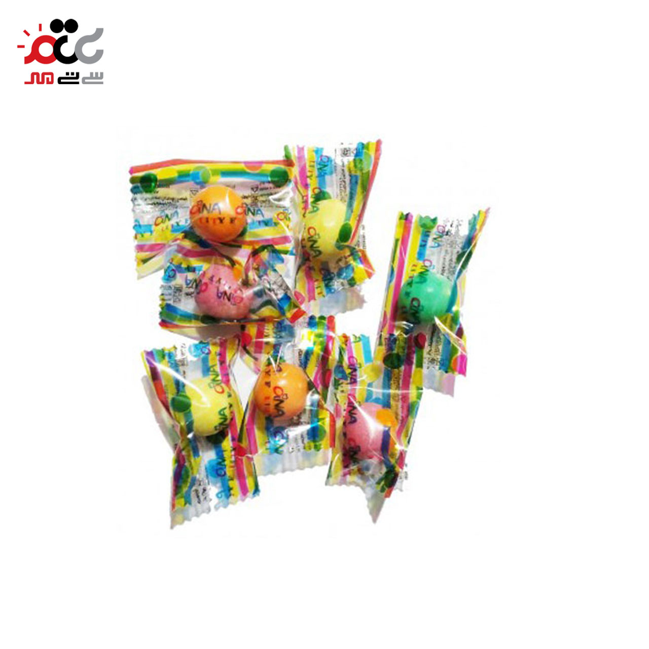 آدامس بادکنکی توپی اوینا فروتی 200 عددی