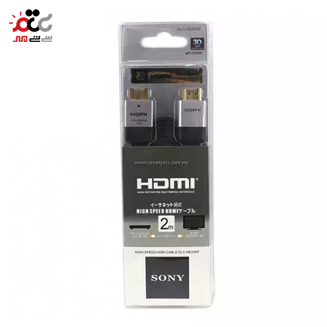 کابل تصویر HDMI سونی مدل DLC-HE20HF طول 2 متر