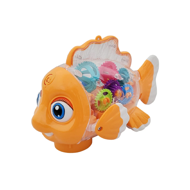 اسباب بازی مدل ماهی نمو موزیکال چرخ دنده ای کد 89834