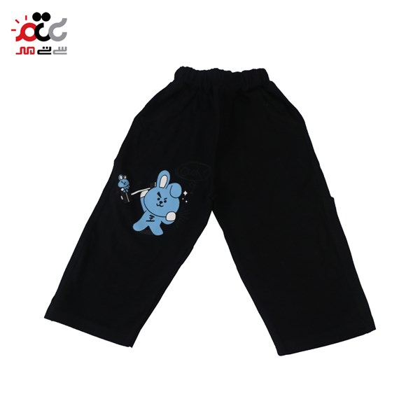 ست تیشرت و شلوار بچگانه طوسی طرح CHIMMY سایز 45