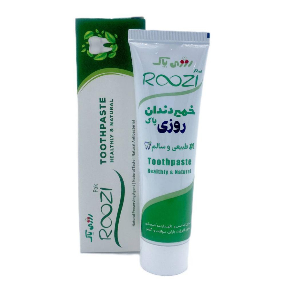 خمیر دندان گیاهی روزی پاک 80 گرمی