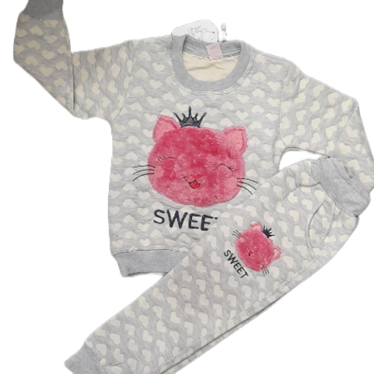 ست بلوز و شلوار دخترانه پنبه ای بی بی لند کد 667