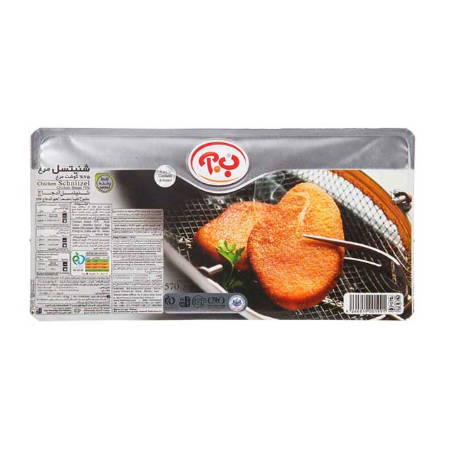 شنیسل مرغ ب.آ  560 گرمی