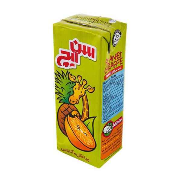 آبمیوه کودک با طعم پرتقال آناناس سن ایچ 200 میلی لیتری