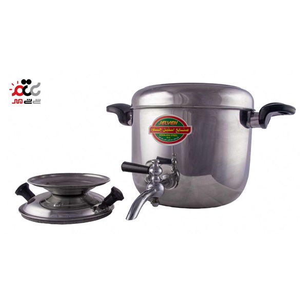 کتری استیل جلوه مدل شیردار 7 لیتری کد 4150