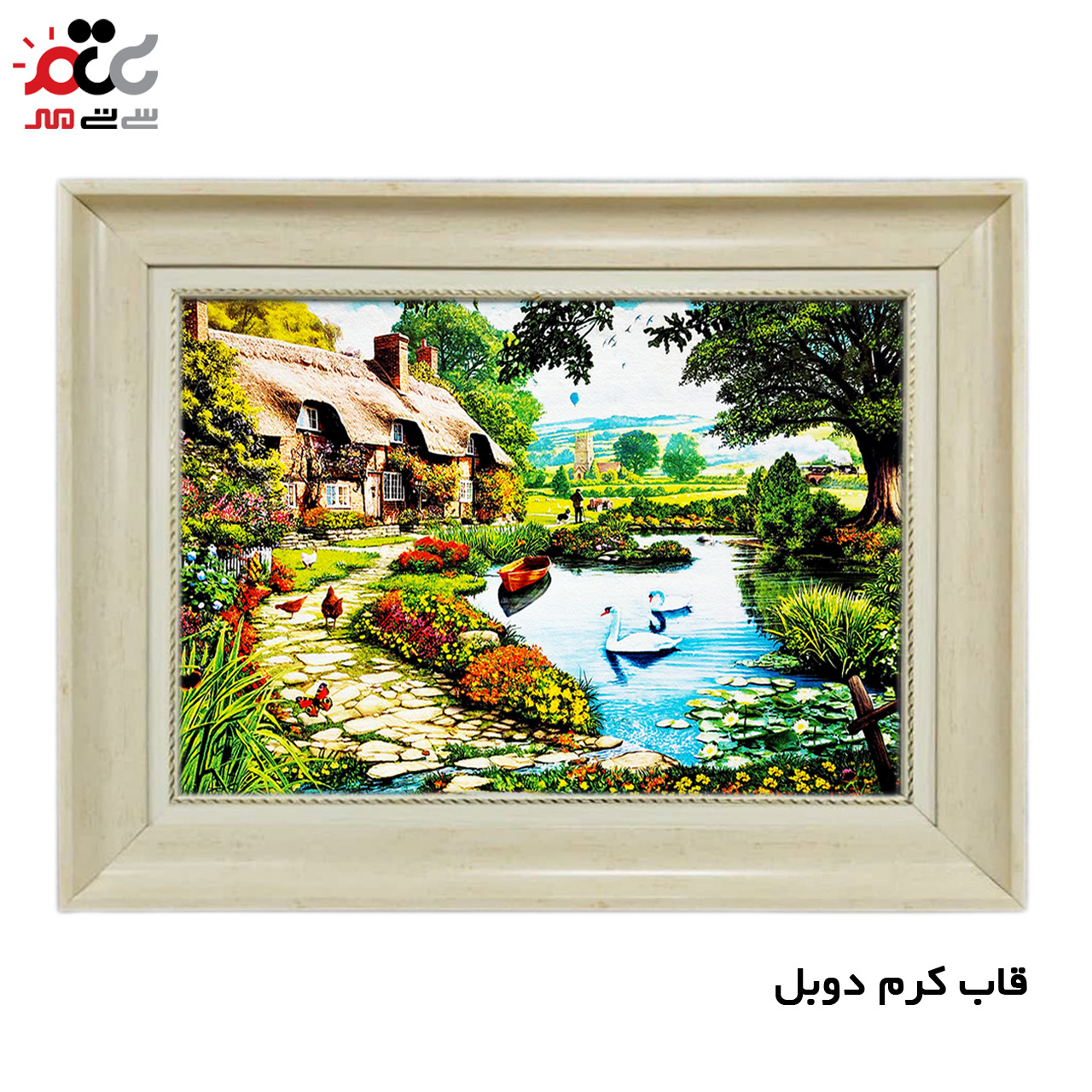 تابلو فرش چاپی طرح منظره کد 10130 سایز 50×35 سانتی متری