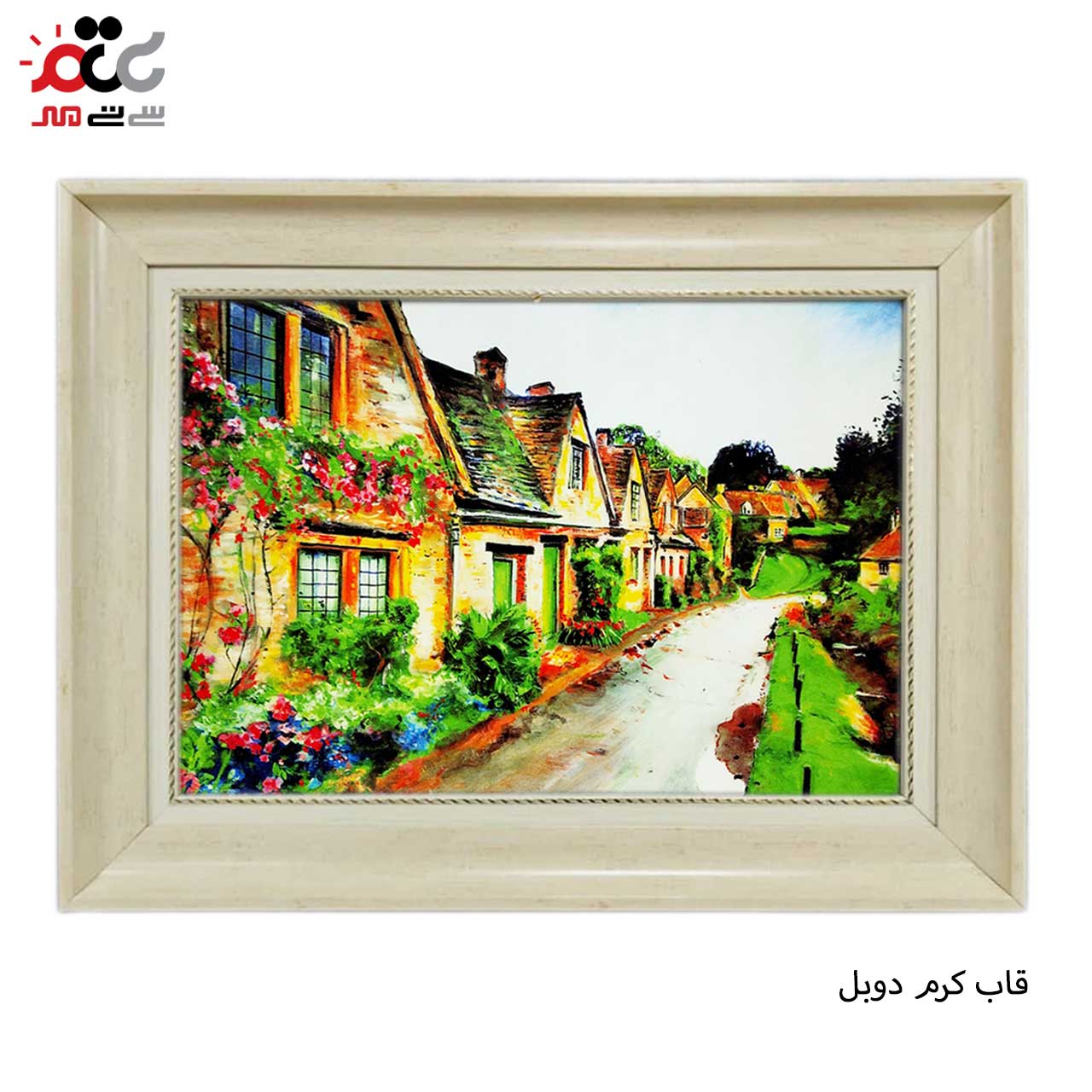 تابلو فرش طرح دار با قاب