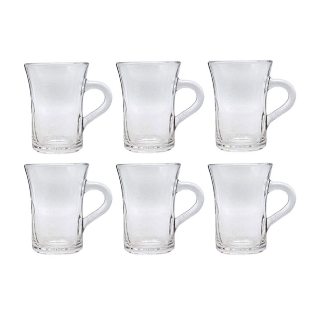 نیم لیوان مدل شیپوری کاوه بسته 6 عددی کد 11010