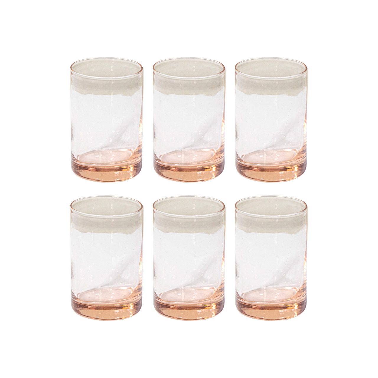 لیوان شیشه ای کاوه مدل رژینا 6 عددی