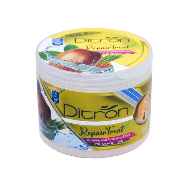 ماسک مو داخل حمام دیترون مدل روغن آرگان 500 میلی لیتری
