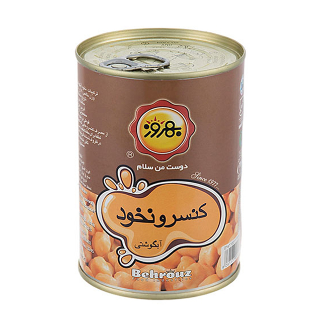کنسرو نخود آبگوشتی طلایی بهروز 380 گرمی
