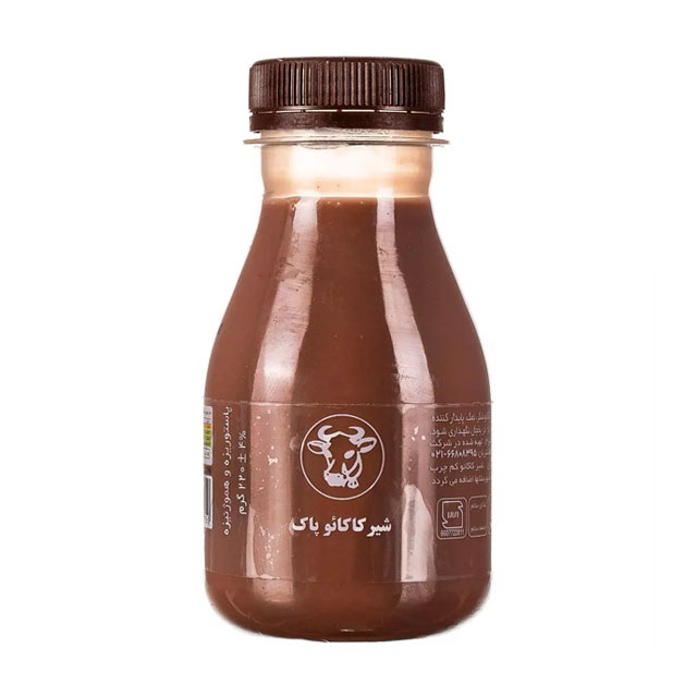شیر کاکائو کم چرب پاک 220 میلی لیتری
