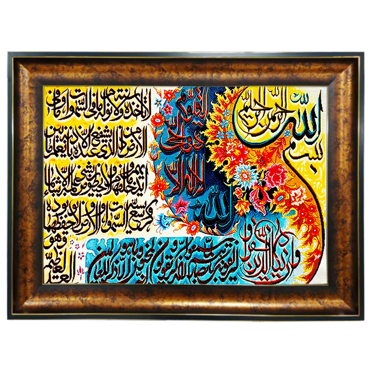 تابلو فرش چاپی طرح وان یکاد کد 15026 سایز 50×100 سانتی متری