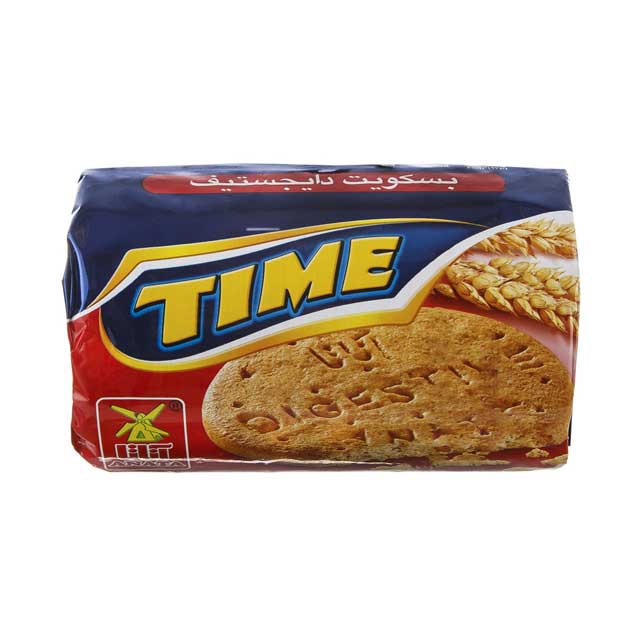 بیسکویت دایجستیو بدون شکر تایم آناتا 180 گرمی