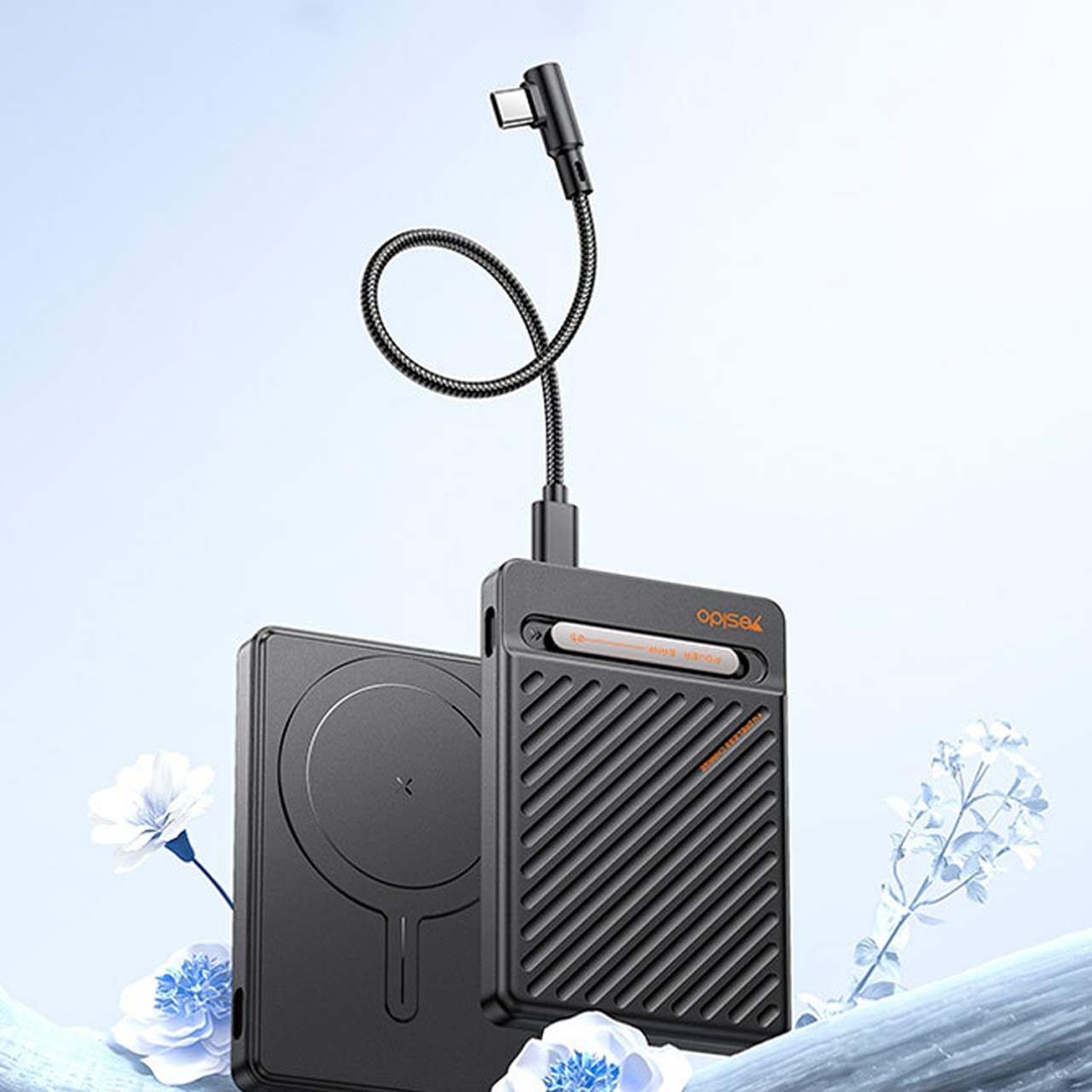 پاوربانک وایرلس (PD و فست شارژ) Yesido 5000mAh مدل YP77 20W - مشکی (گارانتی 18 ماه تعویض نیکان همراه)