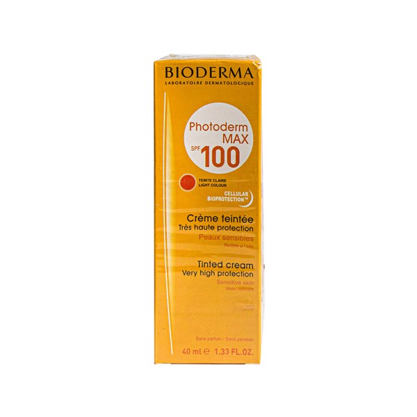 کرم ضد آفتاب بیودرما  SPF100 حجم 40 میلی لیتری
