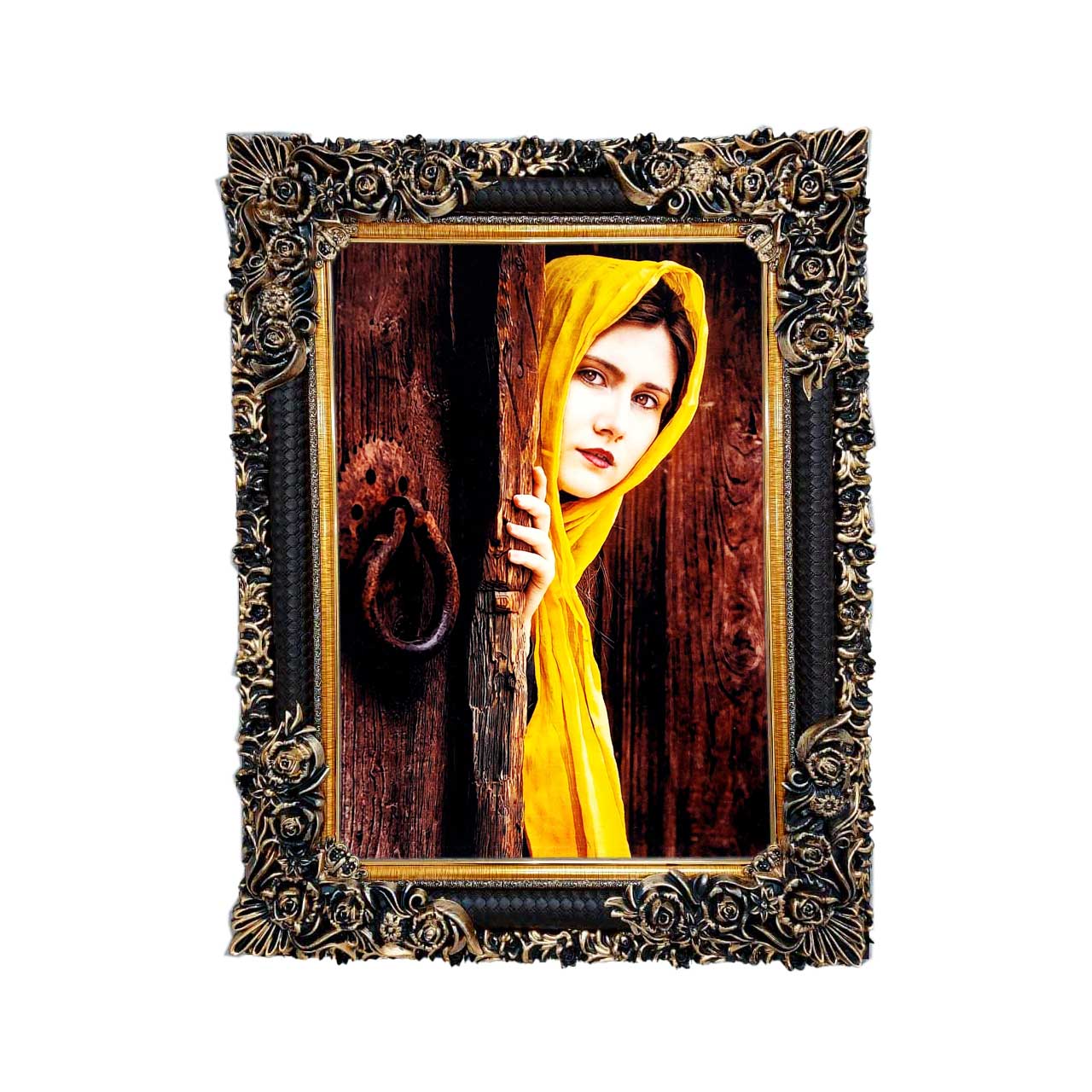 تابلو فرش چاپی کد 13036 سایز 50×35 سانتی متری