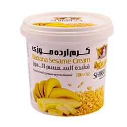 کرم ارده موزی شیر رضا 200 گرمی
