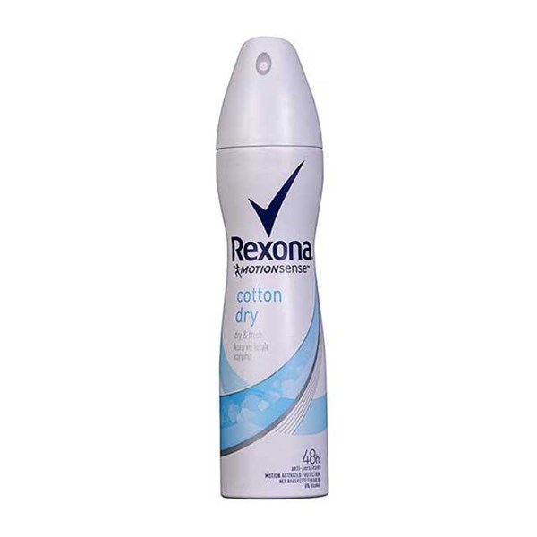 اسپری ضد تعریق زنانه رکسونا مدل Cotton Dry حجم 150 میلی لیتری