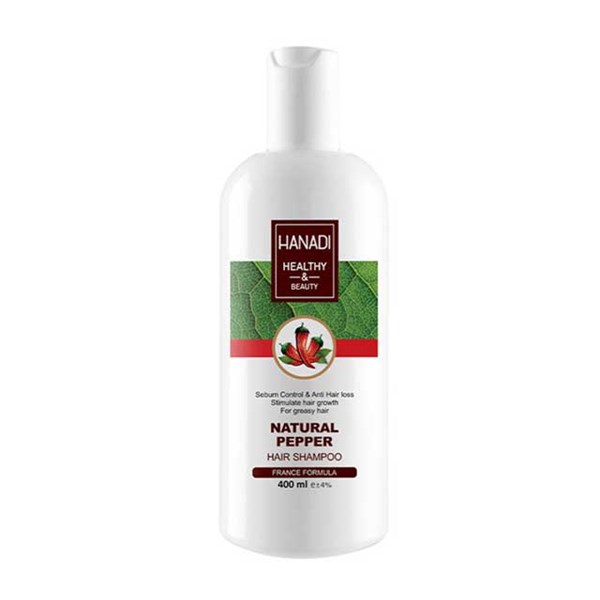 شامپو مناسب موهای چرب هانادی مدل Pepper حجم 400 میلی لیتری