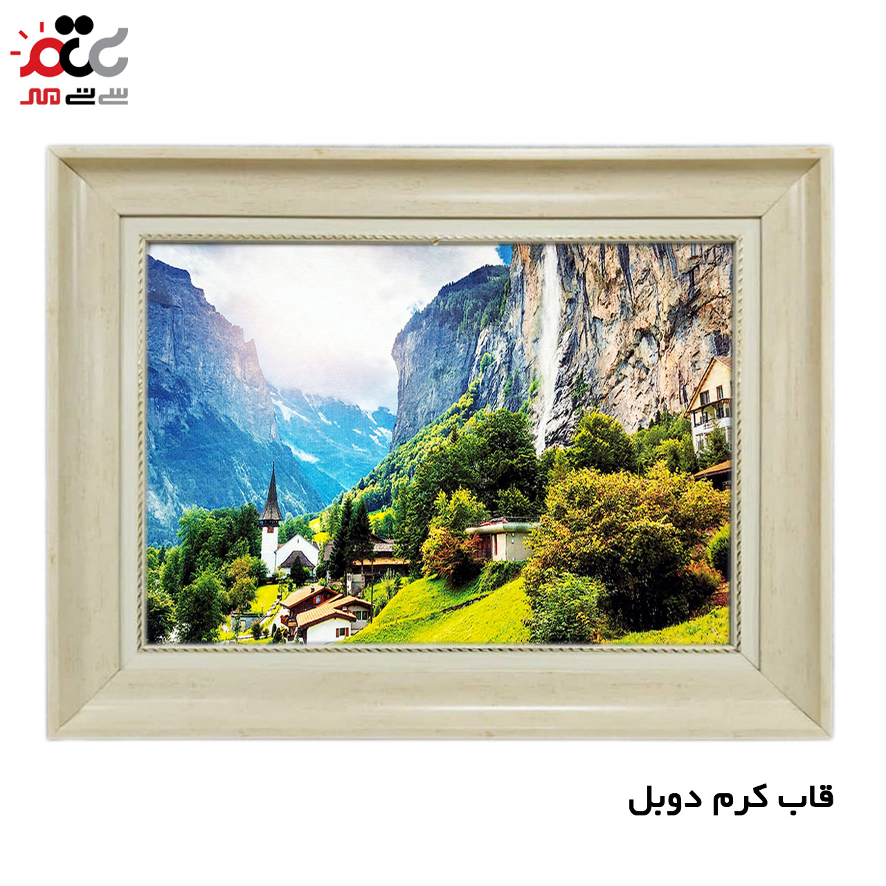 تابلو فرش چاپی طرح منظره کد 10053 سایز 50×35 سانتی متری