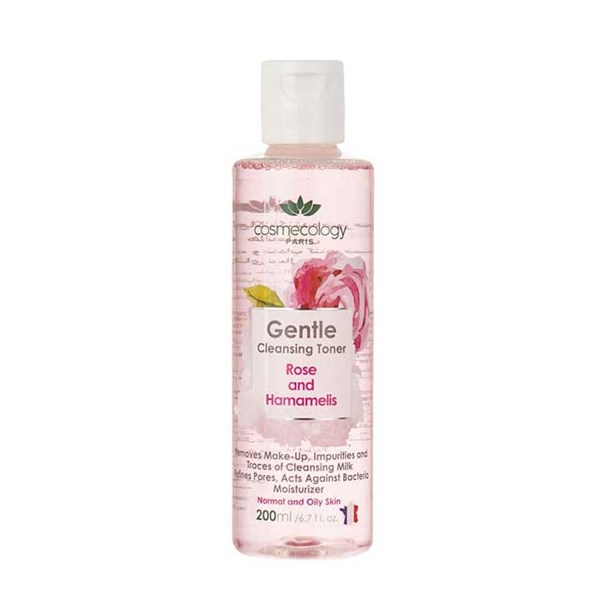 تونر صورت کاسمکولوژی مدل Rose حجم 200 میلی لیتری