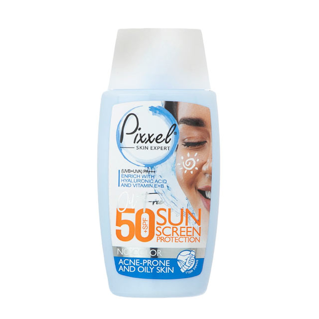 کرم ضد آفتاب پیکسل مدل OILY SKIN NO COLOR SPF 50 حجم 50 میلی لیتری