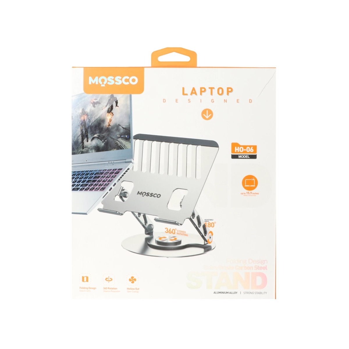 استند نگه دارنده لپ تاپ Mossco مدل HO-06 - خاکستری