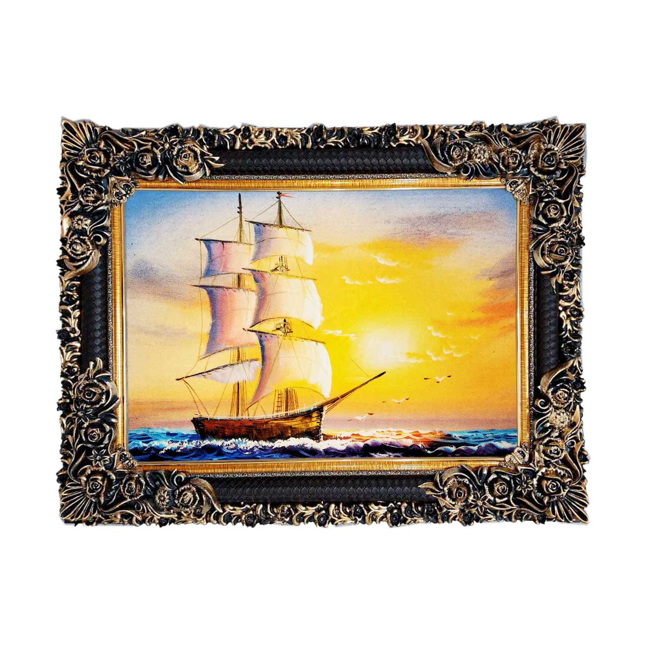 تابلو فرش با زیبا ترین قاب